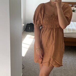Cute summer dress from rhythm in dark orange